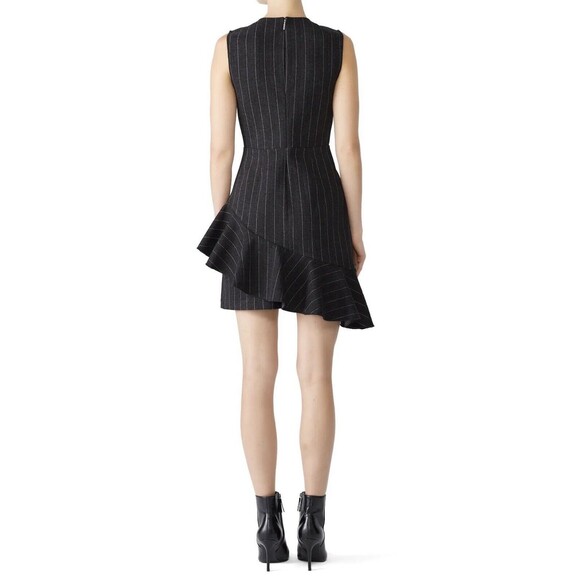 SAYLOR Charcoal‎ Bettie Asymmetrical Mini Dress SIZE SMALL - Picture 2 of 13